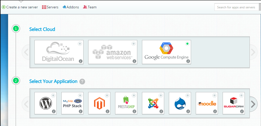 dịch vụ của Cloudways 