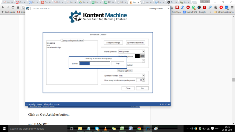 Kontent Machine - Công cụ tạo nội dung độc đáo không giới hạn